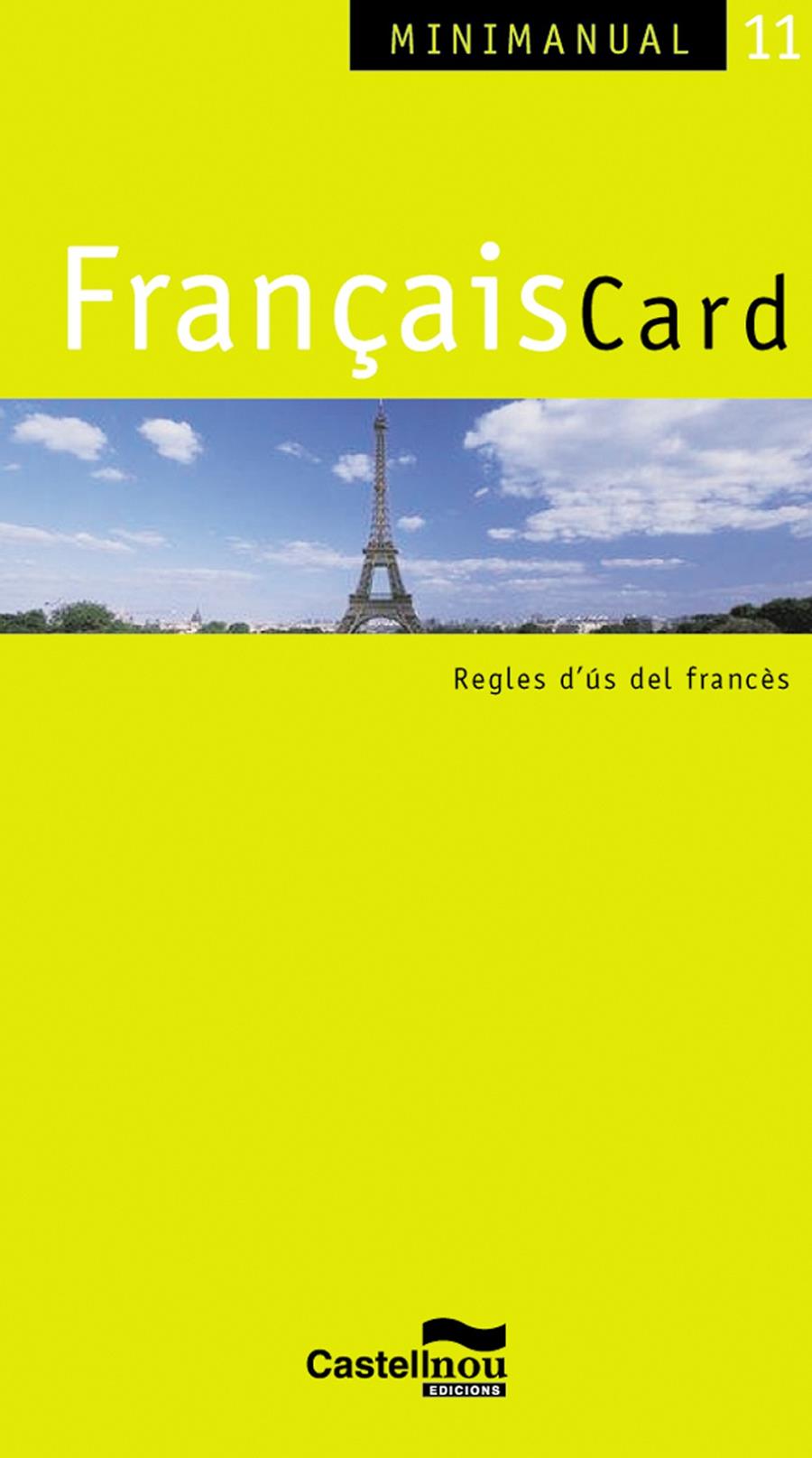 FRANÇAISCARD (MINIMANUAL 11) | 9788498042085 | PARÉS CANELA, M. MERCÈ | Llibreria Cinta | Llibreria online de Terrassa | Comprar llibres en català i castellà online | Comprar llibres de text online